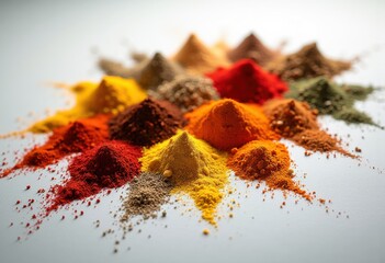 vibrant assortment colorful spices beautifully arranged clean slate surface fresh natural cuisine ingredients, rainbow, lgbtq, lgbt, pride, love, equality