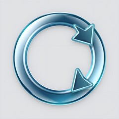 blue arrow icon