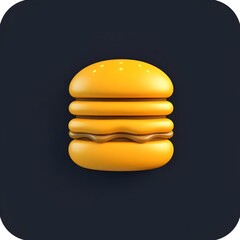 burger and chips