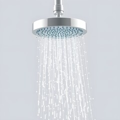 shower in the bathroom