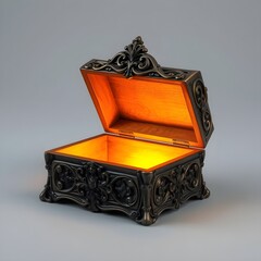 gold jewelry box