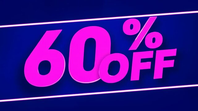 Sixty percent off sale
