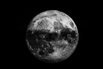 Captivating and Stunning Black and White Photography Featuring the Moon and Its Details