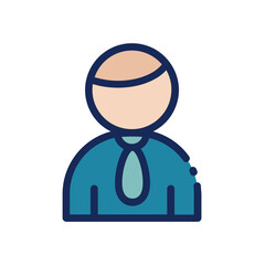 Teamwork business vector icon