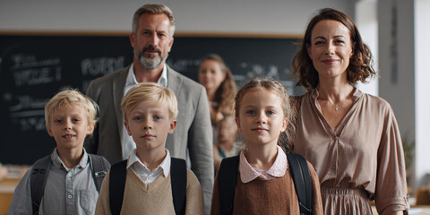 Nurturing Minds, Bright Futures: Dedicated Teachers Guide Young Students in a Dynamic Classroom, Fostering Growth and Lifelong Learning. Engaging Educational Journey for Elementary Pupils