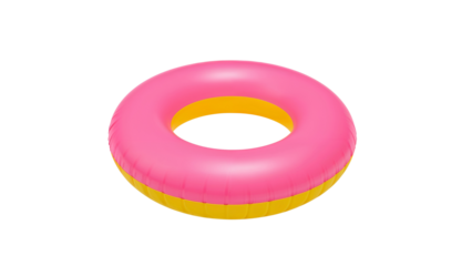 Inflatable Float Ring Isolated Transparent Background PNG