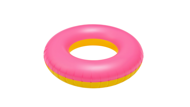 Inflatable Float Ring Isolated Transparent Background PNG