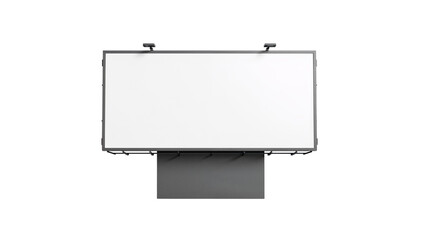 Obraz premium Empty Billboard Isolated Transparent Background PNG