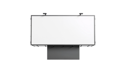 Empty Billboard Isolated Transparent Background PNG