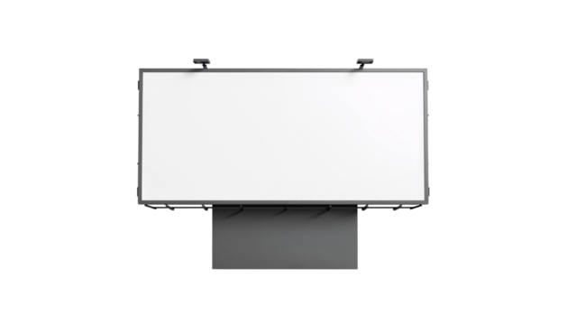 Empty Billboard Isolated Transparent Background PNG