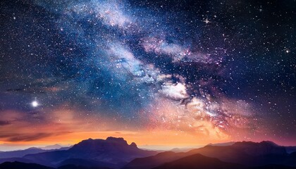 abstract and mysterious this cosmic composition presents a mesmerizing star studded sky with an artistic angle inspiring imagination