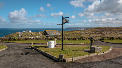 Coastal views from Cornwall, UK