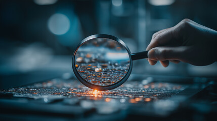 Precision Work Under a Magnifying Lens with Tiny Screws