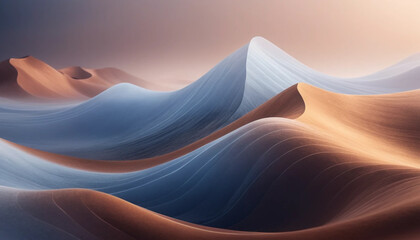 Copper Drift and Sapphire Mist