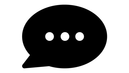 Chat Bubble Icon – Transparent PNG