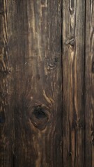 Obraz premium Rustic wooden wall displaying natural textures and patterns in a cozy indoor setting