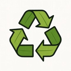 green recycle symbol