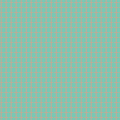 Tangerine Trellis Texture in a Palm Springs Style Geometric Layout on a Soft Sage Green Background creating a seamless pattern print