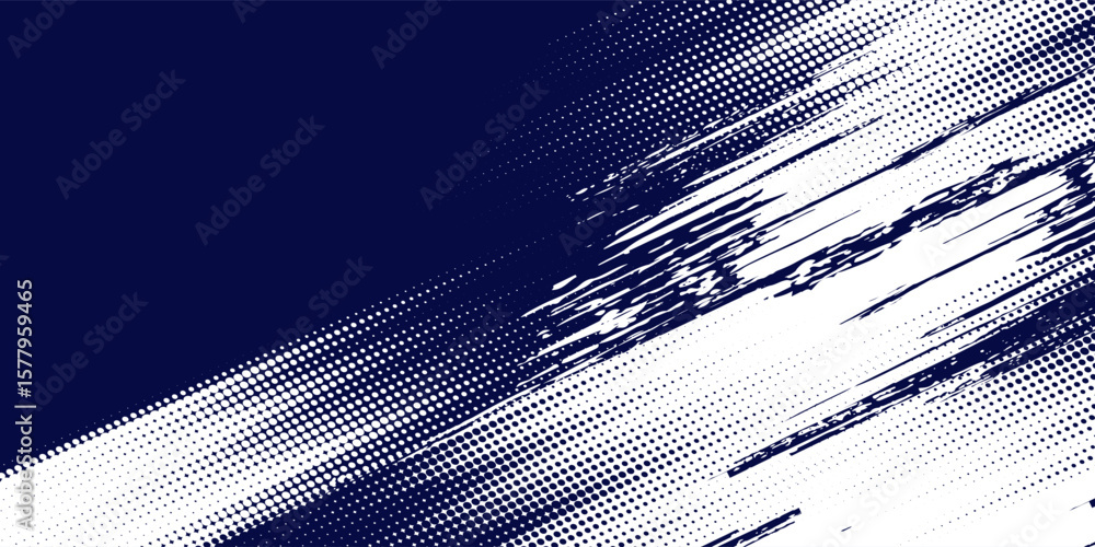 Aufkleber modern abstract blue background with glowing geometric lines. blue gradient hexagon shape design. ve