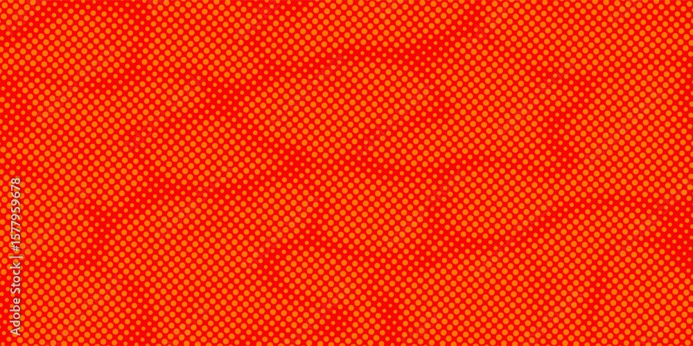 Aufkleber dots halftone orange color pattern gradient texture with technology digital background. dots pop art