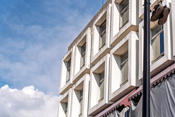 edificio, arquitectura, casa, cristaleras, ciudad, viejo, fachada, exterior, urbana, muro, cielo