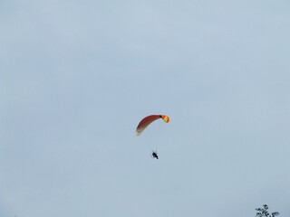 paraglider in the sky