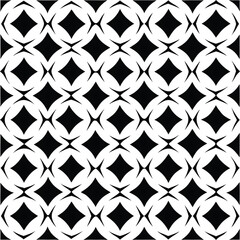 Seamless Argyle Pattern – Modern Black and White Diamond Textile Design