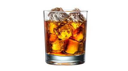 Rum, isolate on white background 