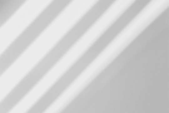 Summer Sunlight and Realistic Window Shadows with Light Blur on White Wall