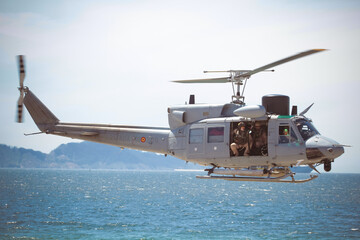 military maneuvers. Infantry, aviation and navy landing	