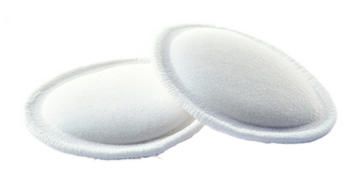 Eye Pads for Eye Care and Relaxation - Isolated on White Background