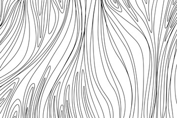 Hand-drawn line textures. Vector scribbles, horizontal and wavy strokes. Different types of hatching