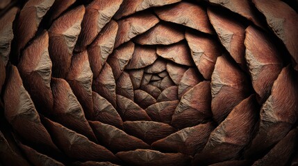 Fototapeta premium Close-up view of a pine cone