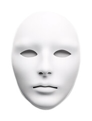 Face Mask for Skincare and Relaxation - Isolated on White Background