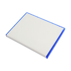 Blank Blu-ray Disc Case on transparent background png