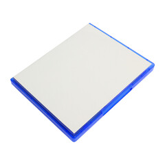 Blank Blu-ray Disc Case on transparent background png