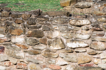 Backgrounds of the old stone wall.