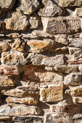 Backgrounds of the old stone wall.