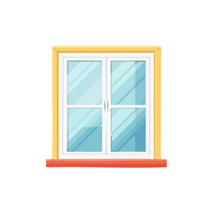 Window Icon Isolated on a Transparent Background 