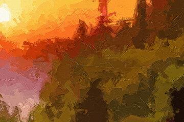 Various oil paintings, flowers, ducks, landscapes, forests, lakes, chrysanthemums, sailboats, landscapes, plum blossoms, tulips