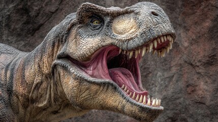 Obraz premium T-Rex head, roaring