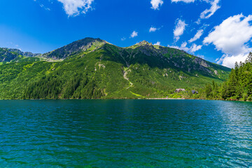 Morskie Oko, the largest lake in the Tatra Mountains in Zakopane, Poland © momo11353