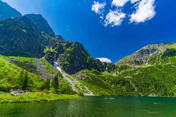 Morskie Oko, the largest lake in the Tatra Mountains in Zakopane, Poland © momo11353