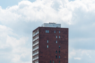 modern building with blue sky
