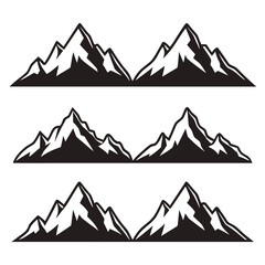 set of mountains