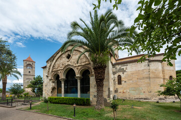 Trabzon Hagia Sophia mosque was built as a church in the Middle Ages. It was previously used as the Hagia Sophia church, and was later converted into a mosque. 