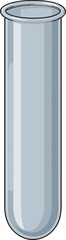Fototapeta premium シンプルな試験管のイラスト