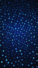 Radiant Blue Spheres A Digital Texture with Subtle Depth for Technological Visuals