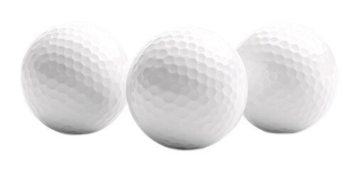 Golf Balls for Golfing and Sporting Activities - Isolated on White Background