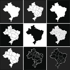 Patriotic, Memorial & Symbolic Icons Silhouettes Set